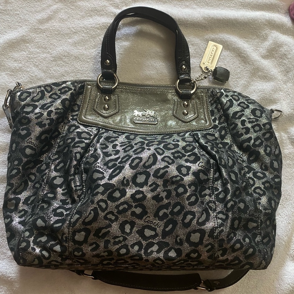 Coach Cheetah Leopard Purse
